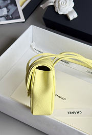 Chanel Preppy 26 Mini Bag Yellow - 5