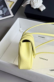 Chanel Preppy 26 Mini Bag Yellow - 3