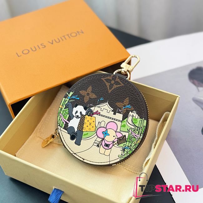 Louis Vuitton Vivienne Series Round Coin Purse 08 - 1