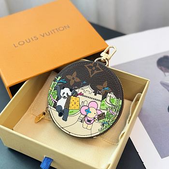 Louis Vuitton Vivienne Series Round Coin Purse 08