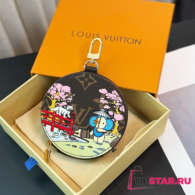 Louis Vuitton Vivienne Series Round Coin Purse 04 - 1