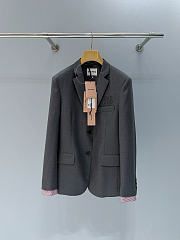 Miu Miu 26 color-blocked striped suit jacket - 1