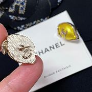 Chanel Banana Lemon Double C Earrings - 4