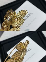 Cherie 26c Wheat Ear Rhinestone Brooch - 2