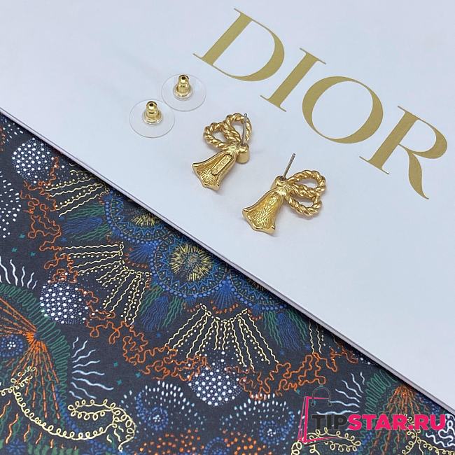 Dior Gold Bell Earrings - 1