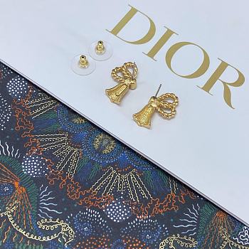 Dior Gold Bell Earrings