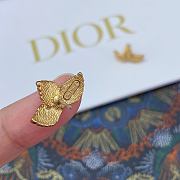 Dior Gold Leaf Earrings - 5