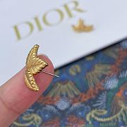 Dior Gold Leaf Earrings - 3