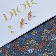 Dior Gold Leaf Earrings - 2