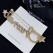 Chanel Fragrant Star Hollow Letter Brooch - 4