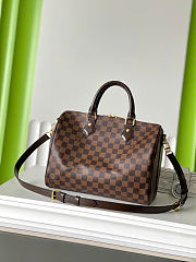 Louis Vuitton Speedy Bandoulière 25 bag Damier Ebene Canvas material - 5