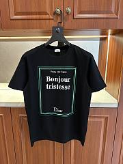 Dior Crew Neck Short-Sleeve T-Shirt Black - 1