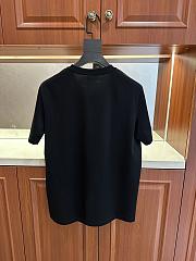 Dior Crew Neck Short-Sleeve T-Shirt Black - 5