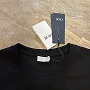 Dior Crew Neck Short-Sleeve T-Shirt Black - 3