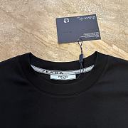 Prada crew neck short-sleeved T-shirts black - 4