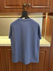Prada crew neck short-sleeved T-shirts blue - 4