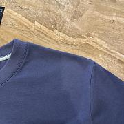 Prada crew neck short-sleeved T-shirts blue - 5