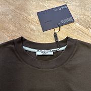 Prada crew neck short-sleeved T-shirts dark gray - 2