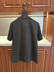 Prada crew neck short-sleeved T-shirts dark gray - 3