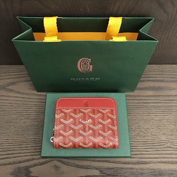 Goyard Matignon Wallet Red