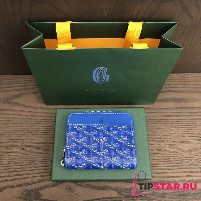 Goyard Matignon Wallet Blue - 1