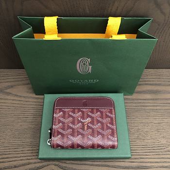 Goyard Matignon Wallet Burgundy