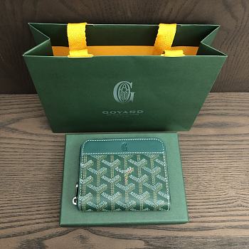 Goyard Matignon Wallet Green