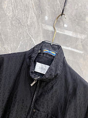 Dior Black Stand Collar Zip Jacket - 5