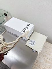 Loewe Flamenco Knot sandal in lambskin 5.5cm Ivory - 3