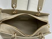 Dior Lady Soft Bag In Gray Suede - 6