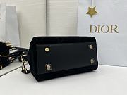Dior Lady Soft Bag In Black Suede - 4