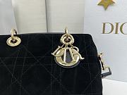 Dior Lady Soft Bag In Black Suede - 2