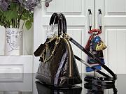 Louis Vuitton Alma BB Varnished cowhide leather Datewood - 4