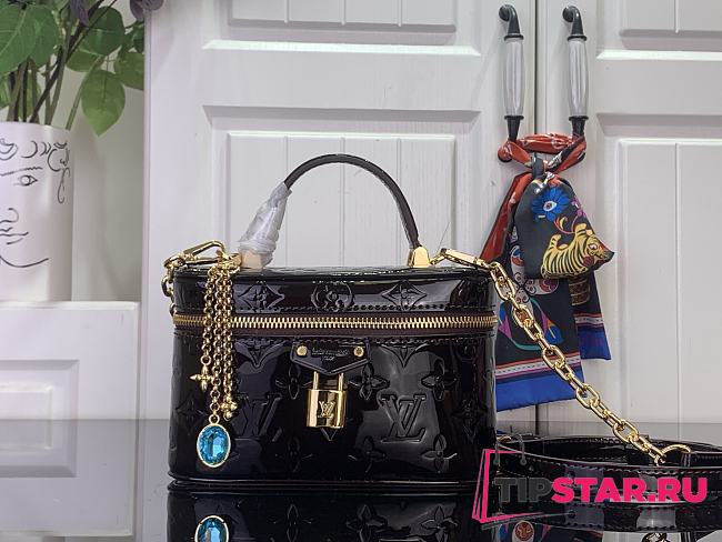 Louis Vuitton Vanity Chain Pouch Varnished cowhide leather Datewood - 1