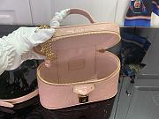 Louis Vuitton Vanity Chain Pouch Varnished cowhide leather pink - 5