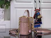 Louis Vuitton Vanity Chain Pouch Varnished cowhide leather pink - 2