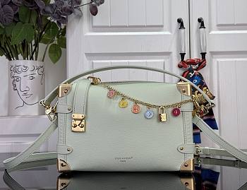 Louis Vuitton Side Trunk MM Calf leather Jade Green