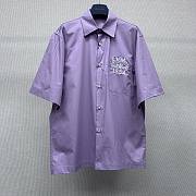 Louis Vuitton Short-sleeved shirt Lilac purple - 1