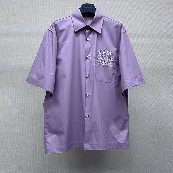 Louis Vuitton Short-sleeved shirt Lilac purple