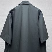 Louis Vuitton Embroidered Short-Sleeved Cotton Shirt Black - 6