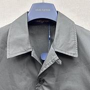 Louis Vuitton Embroidered Short-Sleeved Cotton Shirt Black - 2