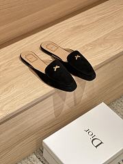 Dior Women's Shoes Baby Bow Mule In Black - 4