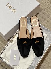 Dior Women's Shoes Baby Bow Mule In Black - 2