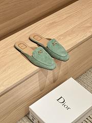 Dior Women's Shoes Baby Bow Mule In Mint Green - 1