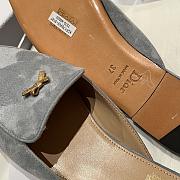 Dior Women's Shoes Baby Bow Mule In Light Grey - 6