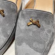 Dior Women's Shoes Baby Bow Mule In Light Grey - 4