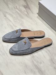 Dior Women's Shoes Baby Bow Mule In Light Grey - 3