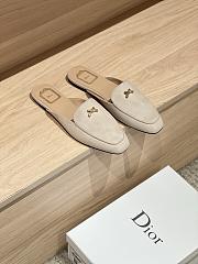 Dior Women's Shoes Baby Bow Mule In Cream - 1