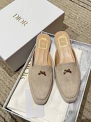 Dior Women's Shoes Baby Bow Mule In Cream - 3