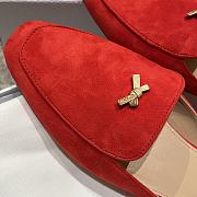 Dior Women's Shoes Baby Bow Mule In Red - 4